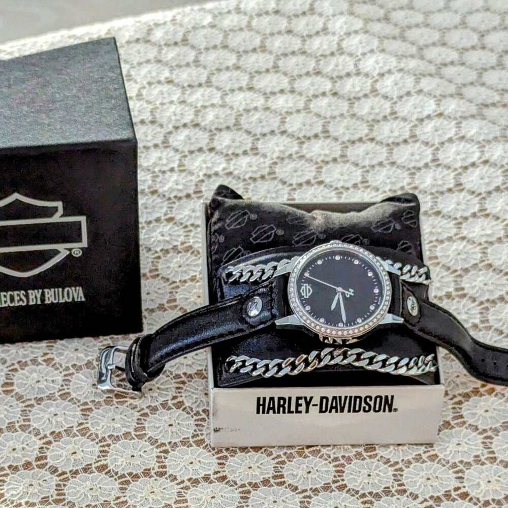 Harley Davidson Bulova Ladies Watch - Picture 2 of 3